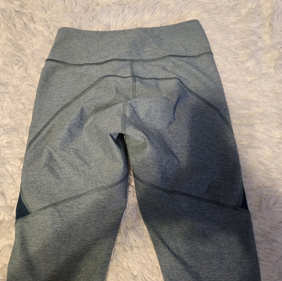 Outdoor Voices + Madewell Leggings Color Blue/Green Size Small - Picture 7 of 8